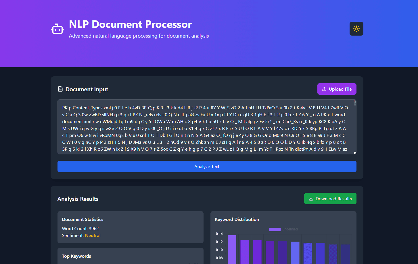 NLP Document Processor